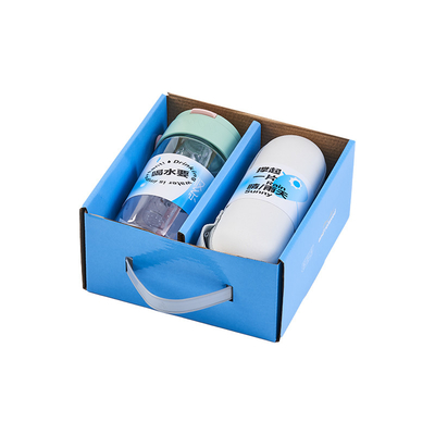 Sommerpflege Geschenk eigenes Logo Zwei-Stücke-Set mit Wasser-Tasse und Kapsel-Schirm