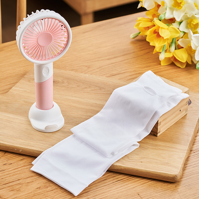 Seidenbildschirm gedruckt tragbare Lüfter kühl Ärmel perfekte Präsentation Geschenk Set für den Sommer