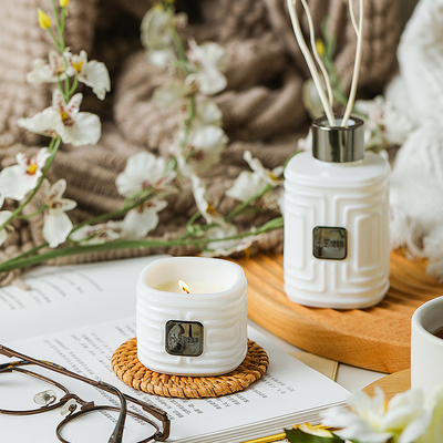 Endgeschenk Vintage Naturpflanzenduft Geschenkbox Reine Pflanzen Sojabohnen Wachs Duft Set