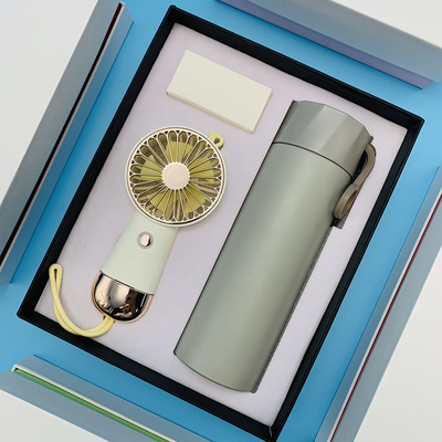 Drei-Stufen-Kleiner-Ventilator, tragbare Thermische Tasse 300 ml, Ihr idealer Begleiter für Sommeraktivitäten
