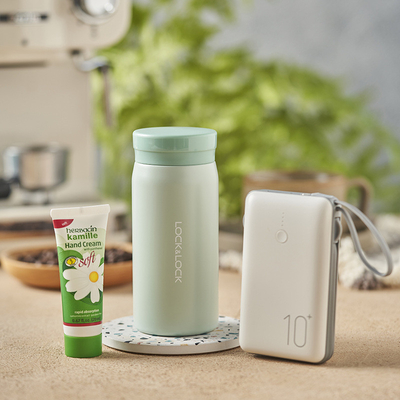 Le Kou Life Geschenk-Set Isolierbecher 200ml Handcreme für Dankesgeschenke