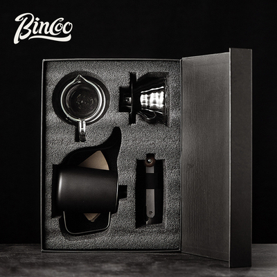 Handgefertigte Kaffee-Geschenk-Box Set Langem Mund Wasserflasche Filter-Tasse Teilen Topf Handschütteln Bohnenmacher Filter Papier Geschenke