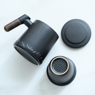 Tee Tassen Brauen Keramik Deckel Geschenkbox als Gedenkgeschenk für den Tag des Aprilfolles