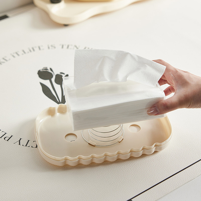 Kreative Reisebüro Dekor Creme Stil Tissue Box für Schreibtisch und Schublade Organisation