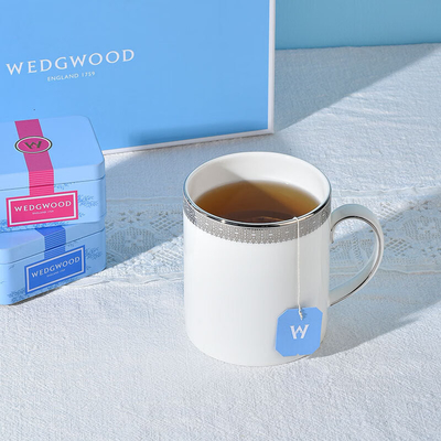 Überraschen Sie Ihre Kunden mit diesem Platin Spitze Becher und tragbaren Teeglas Geschenk-Box Set