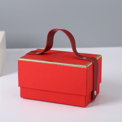 Seidenbildschirmdruck Exquisite Handgeschenkbox für Weihnachtsgeburtstags- und Blumengeschenke
