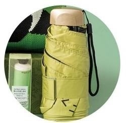 Farbenfrohe Panda Strick-Tasche Set Handheld Kleiner Ventilator Handcreme Glas Regenschirm Geschenk Set
