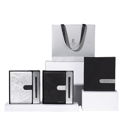 Anlässlich des Vaterstags High-End-Notebook und Perlen-Stift-Set für Geschäft Souvenir Geschenk