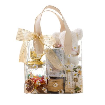 Hotel- und Resortgeschenke Kleine Daisy Handgesteckte PVC-Bogenband Geschenkbox zum Gottessentag