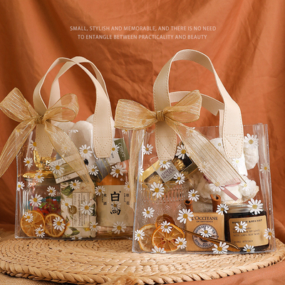 Hotel- und Resortgeschenke Kleine Daisy Handgesteckte PVC-Bogenband Geschenkbox zum Gottessentag