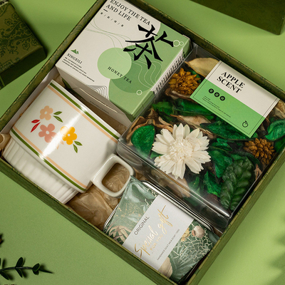 Custom Logo Wald Retro Textur Geschenkbox Ideal Göttin Tag Souvenir für Hotels
