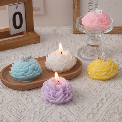 Pfeoninenblüte Aromatherapie Kerze für andere Aktivitäten Kunden Logo Dekoration Geschenk