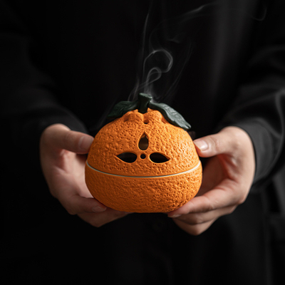 Dajidali Orange Aromatherapie-Ofen Ein Muss für Hausmöbel und Entspannung