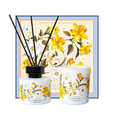 Kunden-Logo Aromatherapie Geschenk-Box Set ätherische Ölkerze für Frauen Souvenir Geschenke