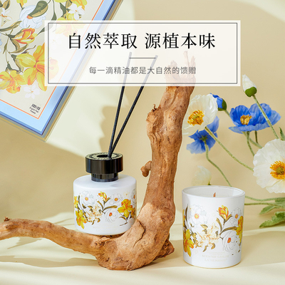 Kunden-Logo Aromatherapie Geschenk-Box Set ätherische Ölkerze für Frauen Souvenir Geschenke