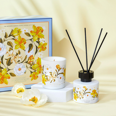 Kunden-Logo Aromatherapie Geschenk-Box Set ätherische Ölkerze für Frauen Souvenir Geschenke