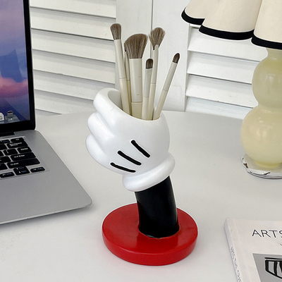 Einzigartiges Logo Design Moderne minimalistische Mickey Hand Vase für kreative Heimkunst Dekoration
