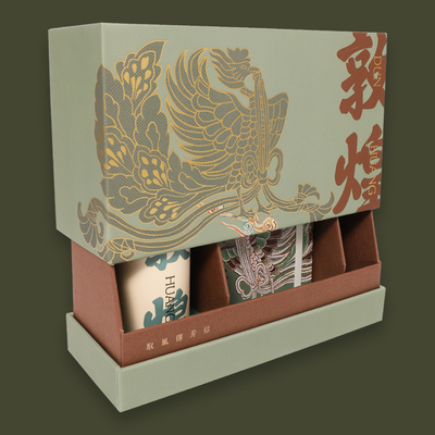 Jahr Geschenk Original Design Dunhuang Stil Handgeschenk und isolierte Tasse mit Kunden-Logo