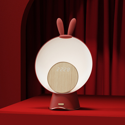 Hotel und Resort Chinesisch Rot Wireless Ladung 15W Bluetooth Lautsprecher mit Atmosphäre Licht