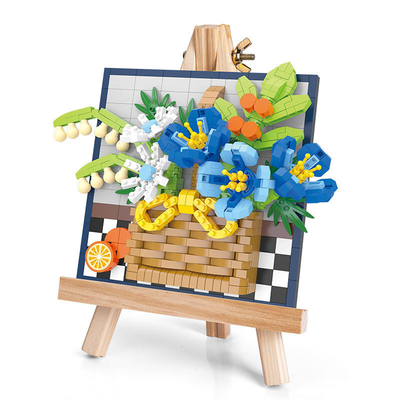 Weihnachtsrosen Sonnenblumen und Lilien Kleine Körner Bausteine für 3D-Druck