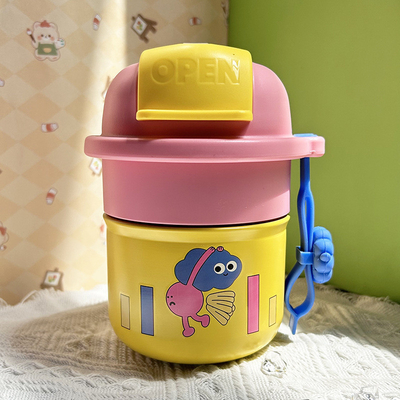 Höchst ästhetisch 316 Edelstahl Kaffeetasse Zeichentrickfilm niedlich isolierte Tasse Mitarbeiter Geschenk