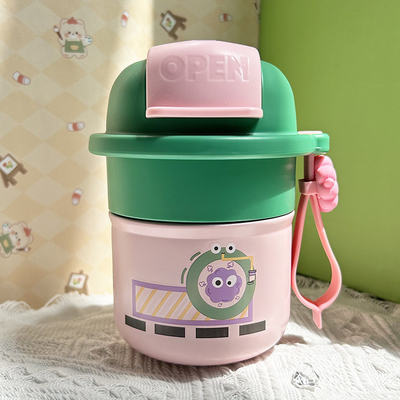 Höchst ästhetisch 316 Edelstahl Kaffeetasse Zeichentrickfilm niedlich isolierte Tasse Mitarbeiter Geschenk