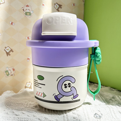 Höchst ästhetisch 316 Edelstahl Kaffeetasse Zeichentrickfilm niedlich isolierte Tasse Mitarbeiter Geschenk