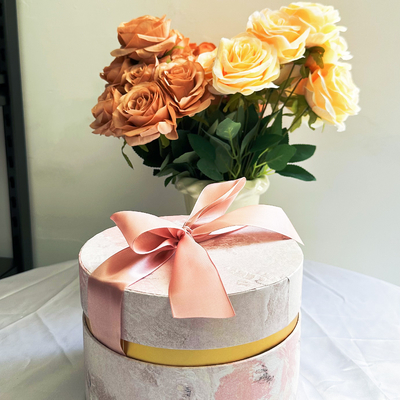 Umweltschonendes Material angepasstes rosa Geschenkset für Bankettgeschenke und Hochzeitsgeschenke