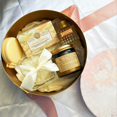 Umweltschonendes Material angepasstes rosa Geschenkset für Bankettgeschenke und Hochzeitsgeschenke