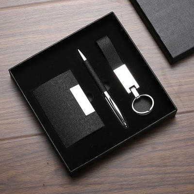 Custom Logo Praktische Visitenkartenhalter Schlüsselstift Stift für Kunden und Büro Geschenke