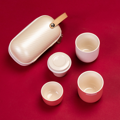 Kreative Kapsel Quick Cup Reise Kung Fu Tee Set für Grafik 1 Farbe Farbdruck