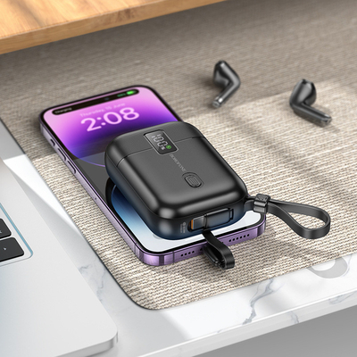 10000 mAh Power Bank vollständig kompatibel mit Kabel- und Mobilstromversorgung Büroprodukt