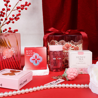 Exklusives Automobilgeschenk Blossom Sweetheart Rose Manor Souvenir Set zum Muttertag