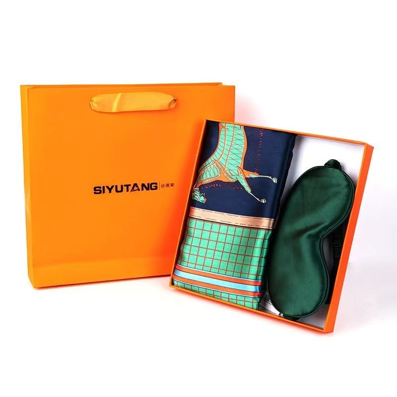 Customized Schal Eyeshade Geschenkbox mit Fashion Design Hotel und Resort Zielmarkt
