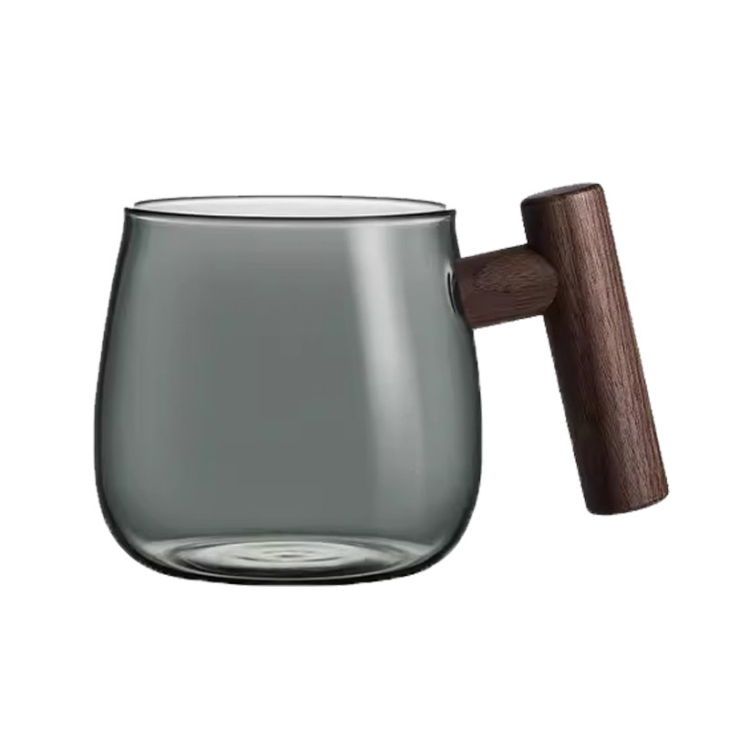 UV-Drucktechniken Glas-amerikanische Kaffeetasse Minimalistische Bürowasserbecher für Geschenke