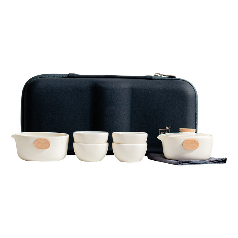 Geschäfts-Tee Geschenke Ark Express Tasse Teeset mit einem Topf und drei Tassen tragbare Tasche