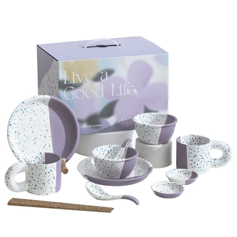 Büroprodukte Romantik Star River Keramik-Tischgegenstände Geschenksatz für eine Person hohes ästhetisches Design