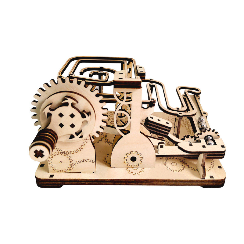 Holzballe mit mechanischem Getriebe Modell Vielseitiges DIY-Puzzle-Spielzeug für alle Altersgruppen
