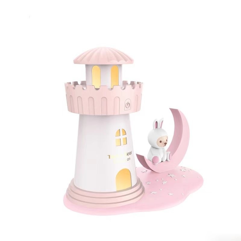Büroprodukte Teddy Moonshine Schloss Schreibtischfeuchtiger mit Seidenbildschirmdruck