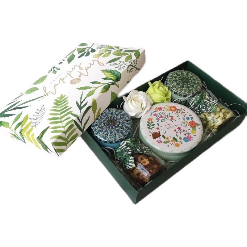 Reisebüros Lieblings-Blumentee-Geschenk-Box von Hand Geschenk Wald-Serie für Festivals