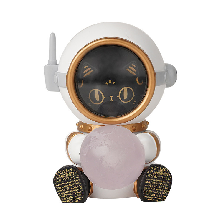 Abschlussfeier Katze Astronaut Dekoration für den Weltraum Miau Atmosphäre Lichtfest Geschenk