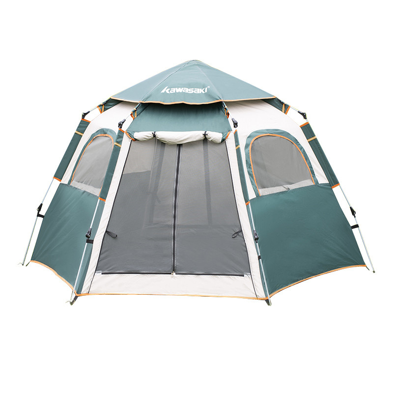 Kundenlogo Sechsseitiges Zelt vollautomatisch und Sonnenschutzmittel für Outdoor-Aktivitäten
