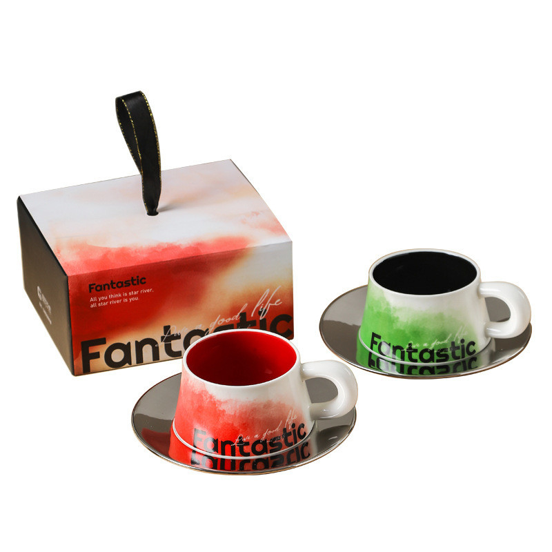 Kapazität Wasserbecher Große Latte-Art-Tasse in der Fantesi-Serie für maßgeschneiderte Geschenke