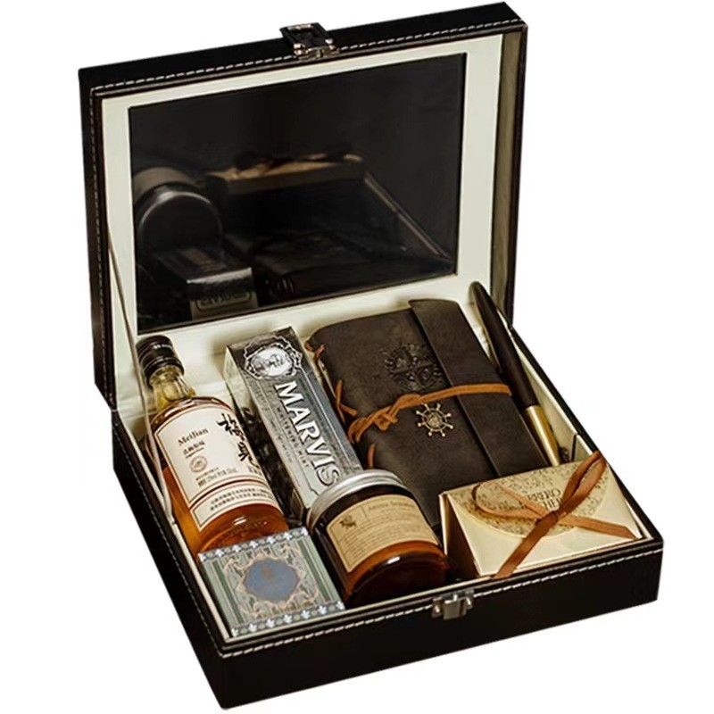 Hochwertige praktische Hochzeit Brautjungfer Brautmanns Rückkehr Geschenkbox Set für Neuheiten Geschenke