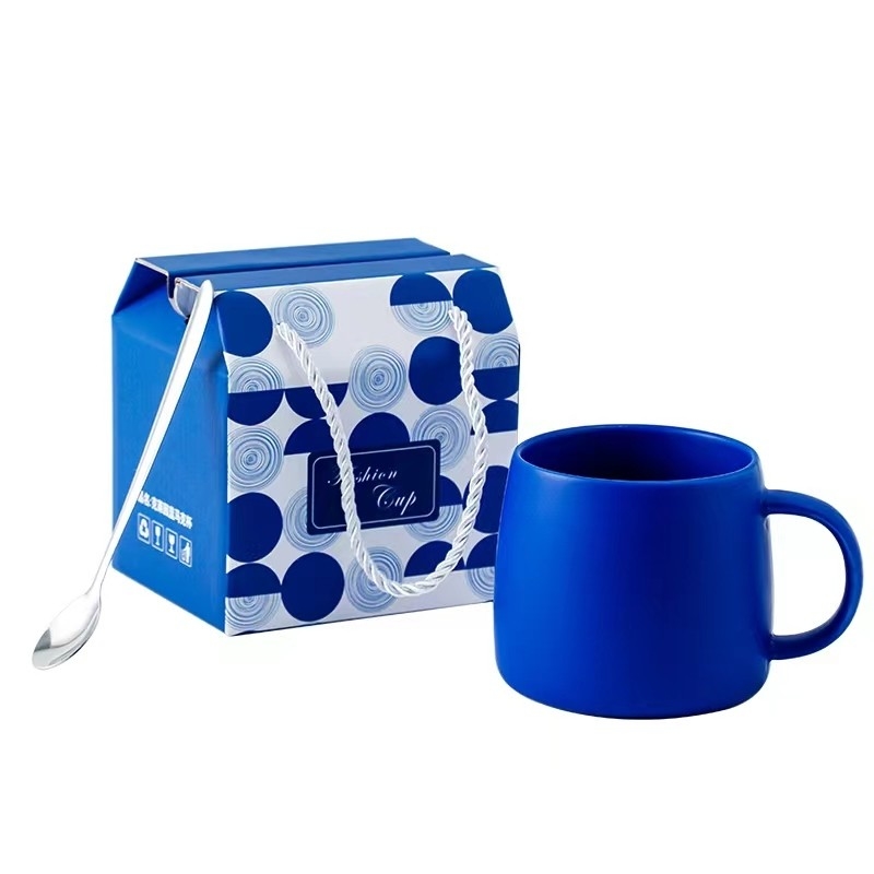 Benutzerdefiniertes Logo akzeptiert Geful Home Klein Blauer Becher Farbe Boxrac zum Jahresanlass