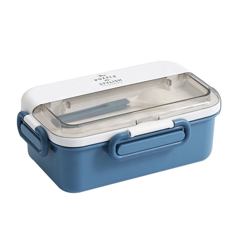 Custom Logo 304 Edelstahl Split Bento Box mit Wasserheizung und Geschirr Ideal