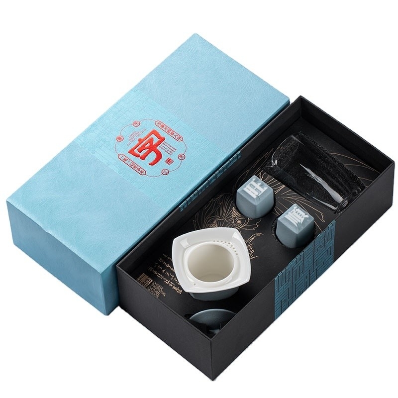 Einzigartiges handgefertigtes chinesisches Becher-Set Wangzi Cup Shunzi Cup Round Square Pot