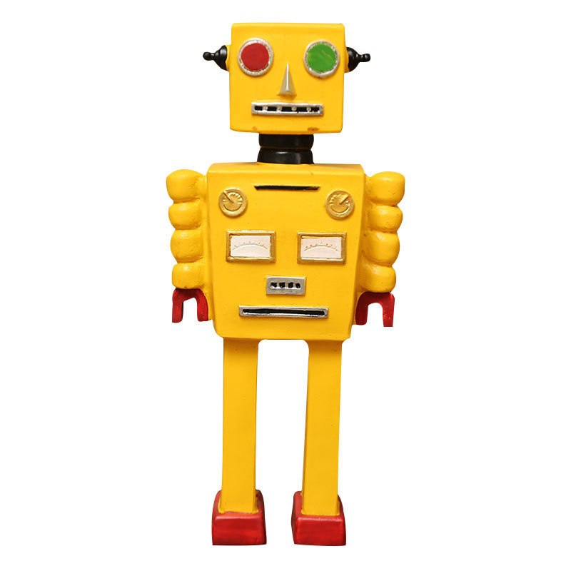 Fensterdekorationen und Kunsthandwerk für den Vatertag Retro-Roboter-Modelldekorationen