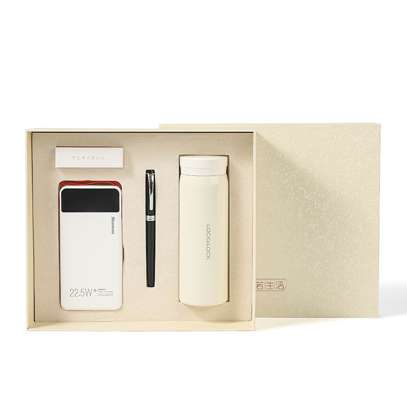 Le Kou Isolationsbecher 280ml Newman 22,5W Schnellladung 10000mAh Unterschriftenstift für persönliches Geschäftsgeschenk