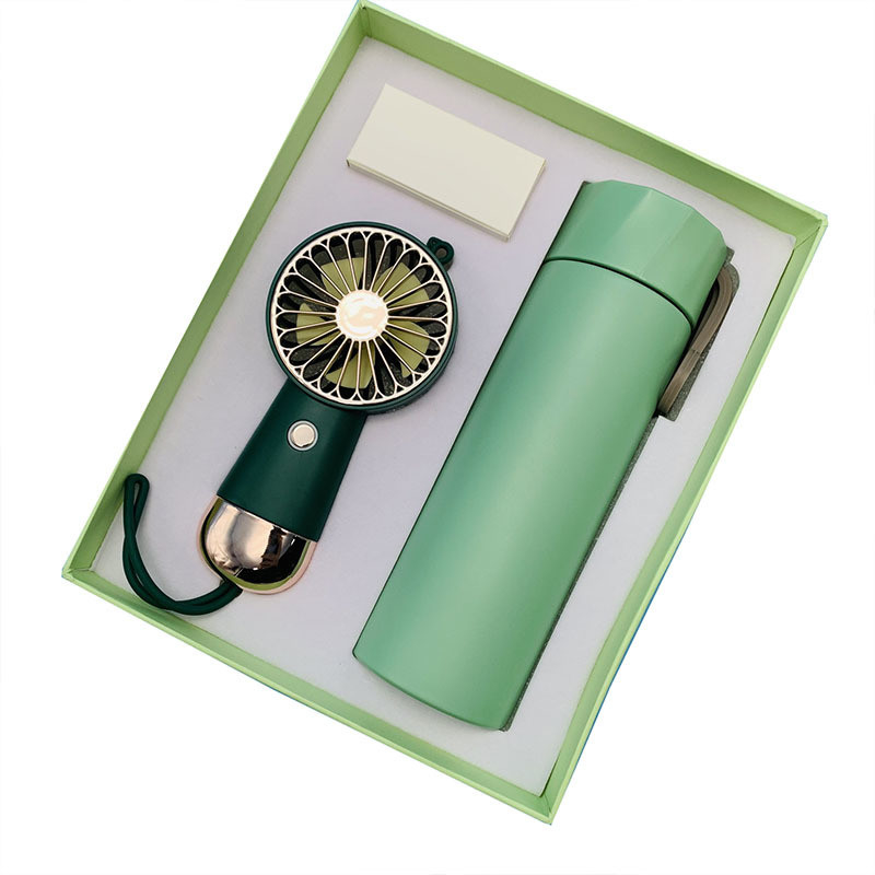 Drei-Stufen-Kleiner-Ventilator, tragbare Thermische Tasse 300 ml, Ihr idealer Begleiter für Sommeraktivitäten